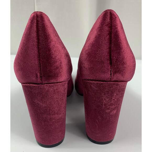 Jessica Simpson Heels Lindly Velvet Bloc - Picture 8 of 9